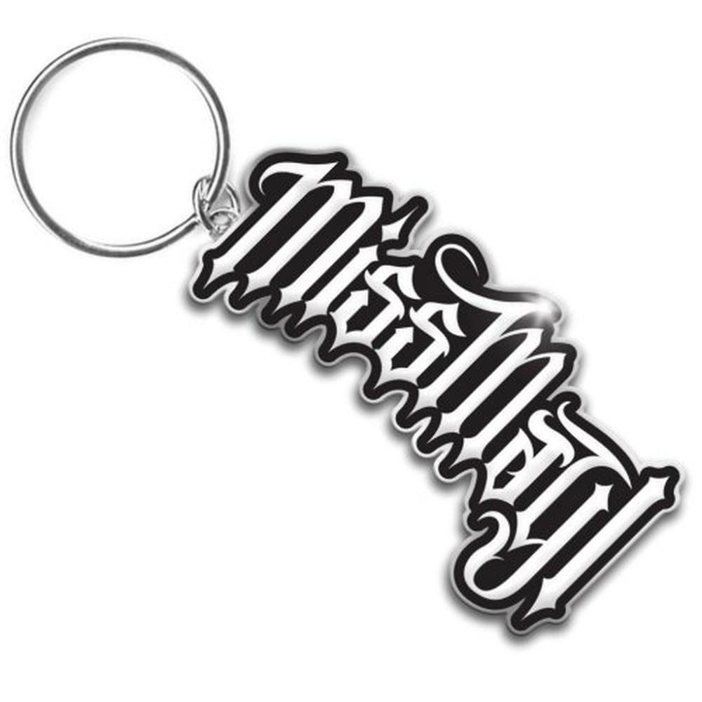 Miss May I - Logo Sleutelhanger - Wit/Zwart